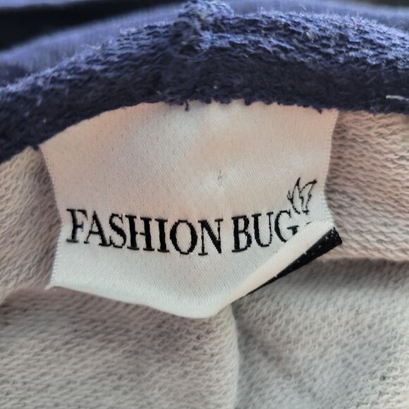 Vintage Fashion Bug S Full Zip LS Hooded American Flag Sweatshirt Hoodie - Picture 5 of 8